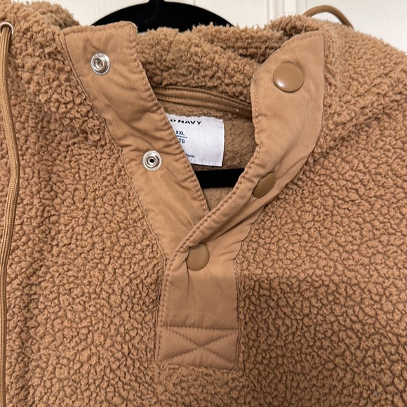 Old Navy Men’s size XXL Teddy quarter sweatshirt - Picture 2 of 3